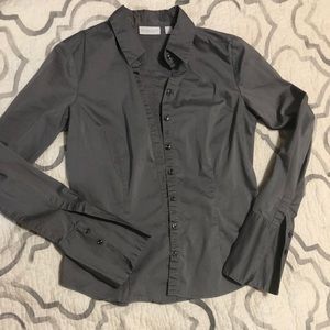 NY & co long-sleeved, collared, button-up shirt.